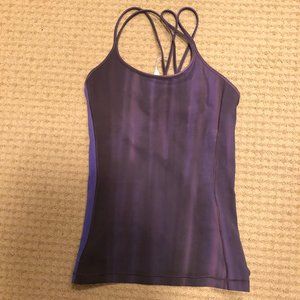 Lululemon purple multi-color tank
